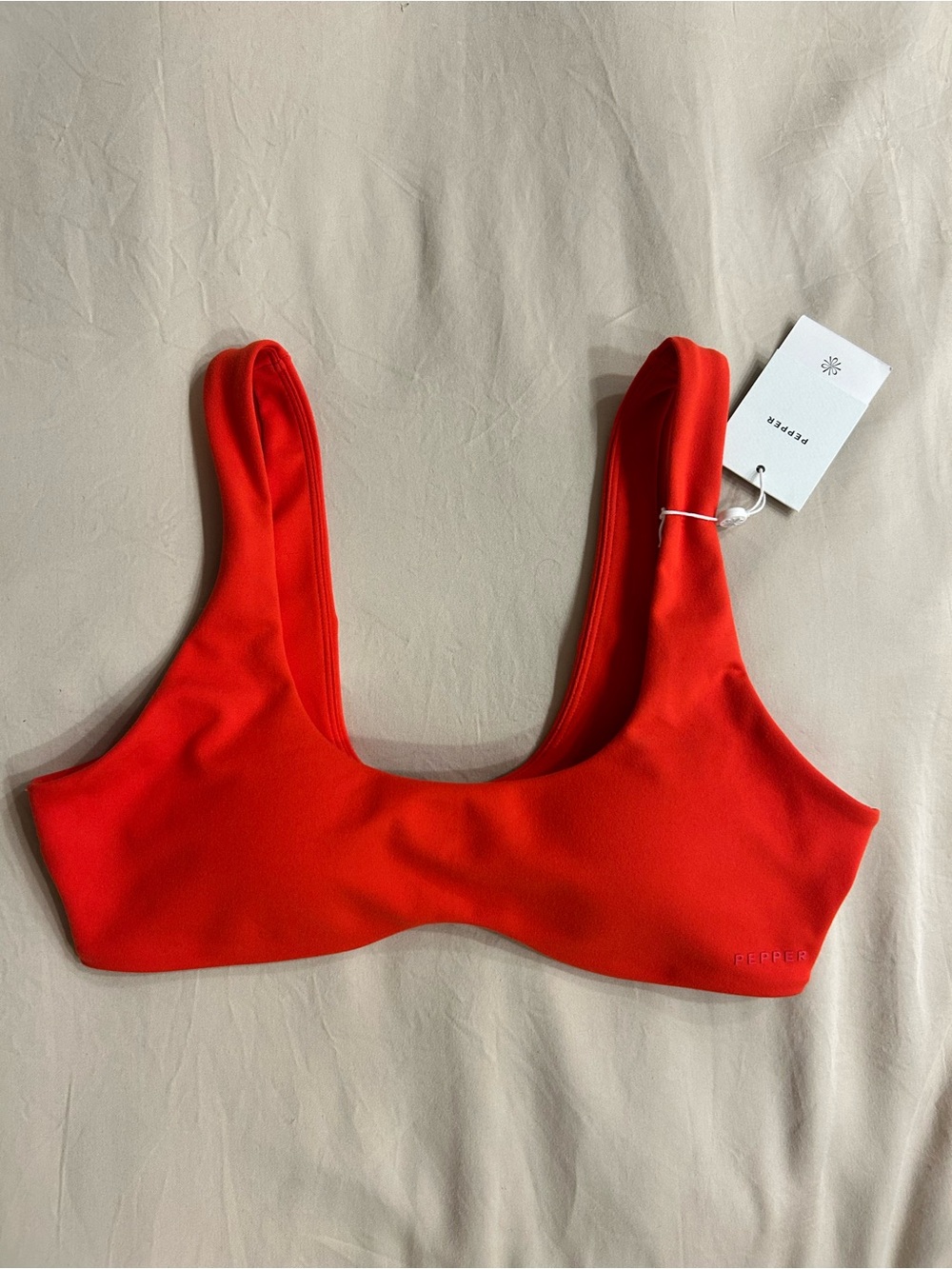 Everyday Scoop Bralette in Red - Picture 5 of 5